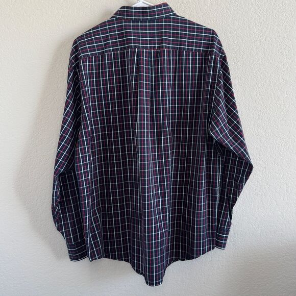 Round tree and Yorke Long Sleeve Button Down Shirt 100% Cotton Large EUC - Picture 2 of 4